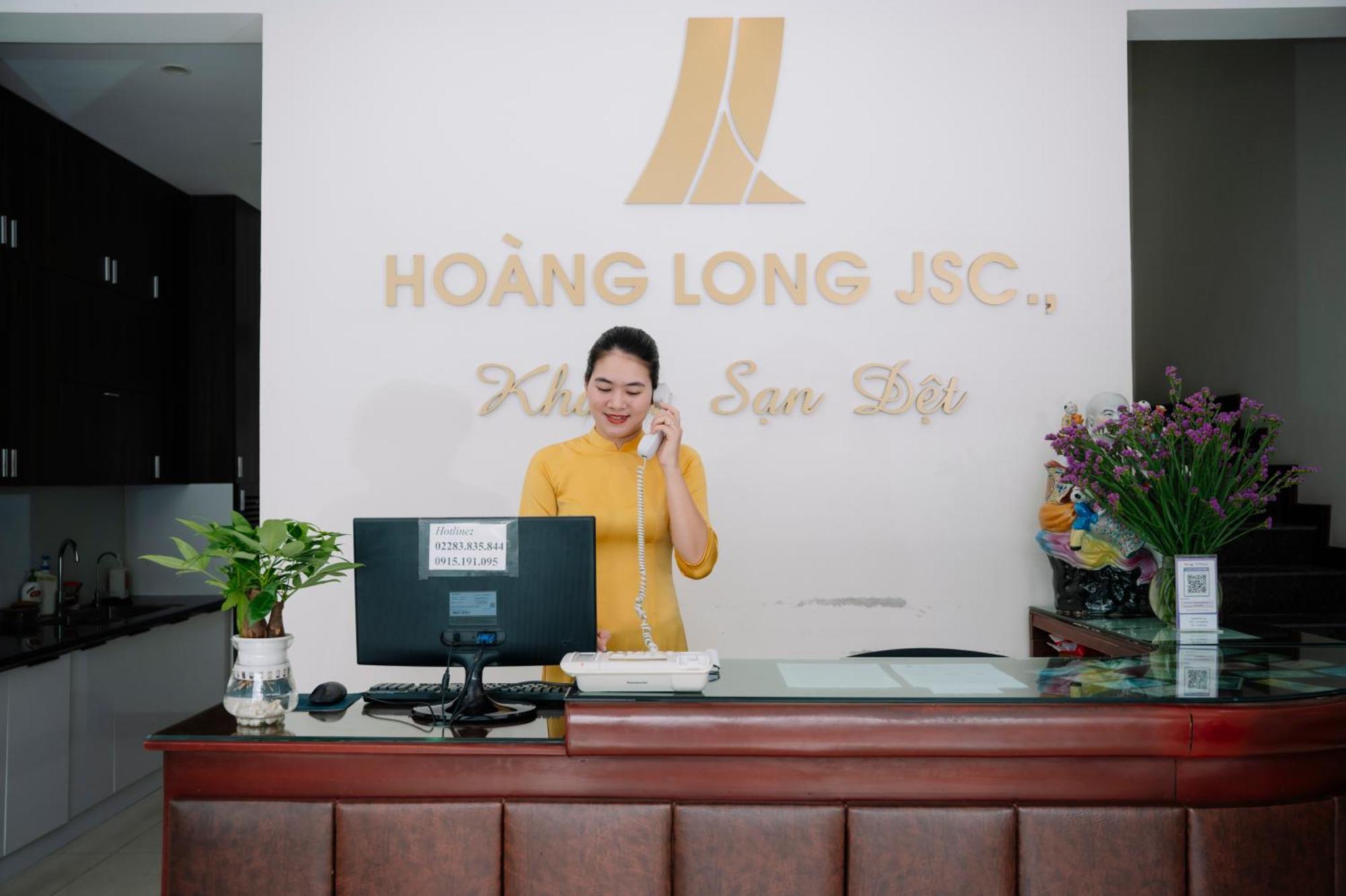 Khach San Det Hotell Nam Dinh Exteriör bild