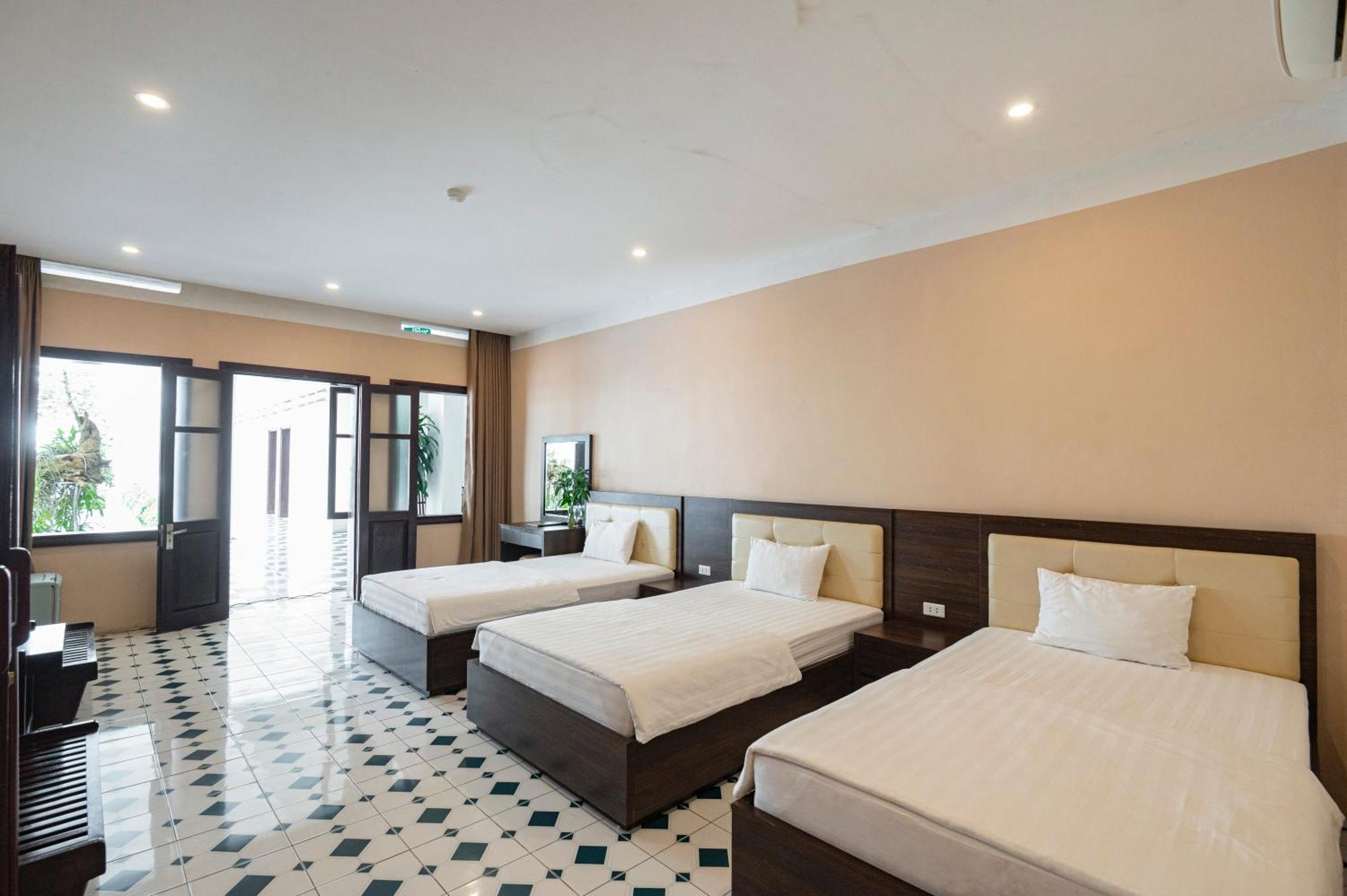 Khach San Det Hotell Nam Dinh Exteriör bild