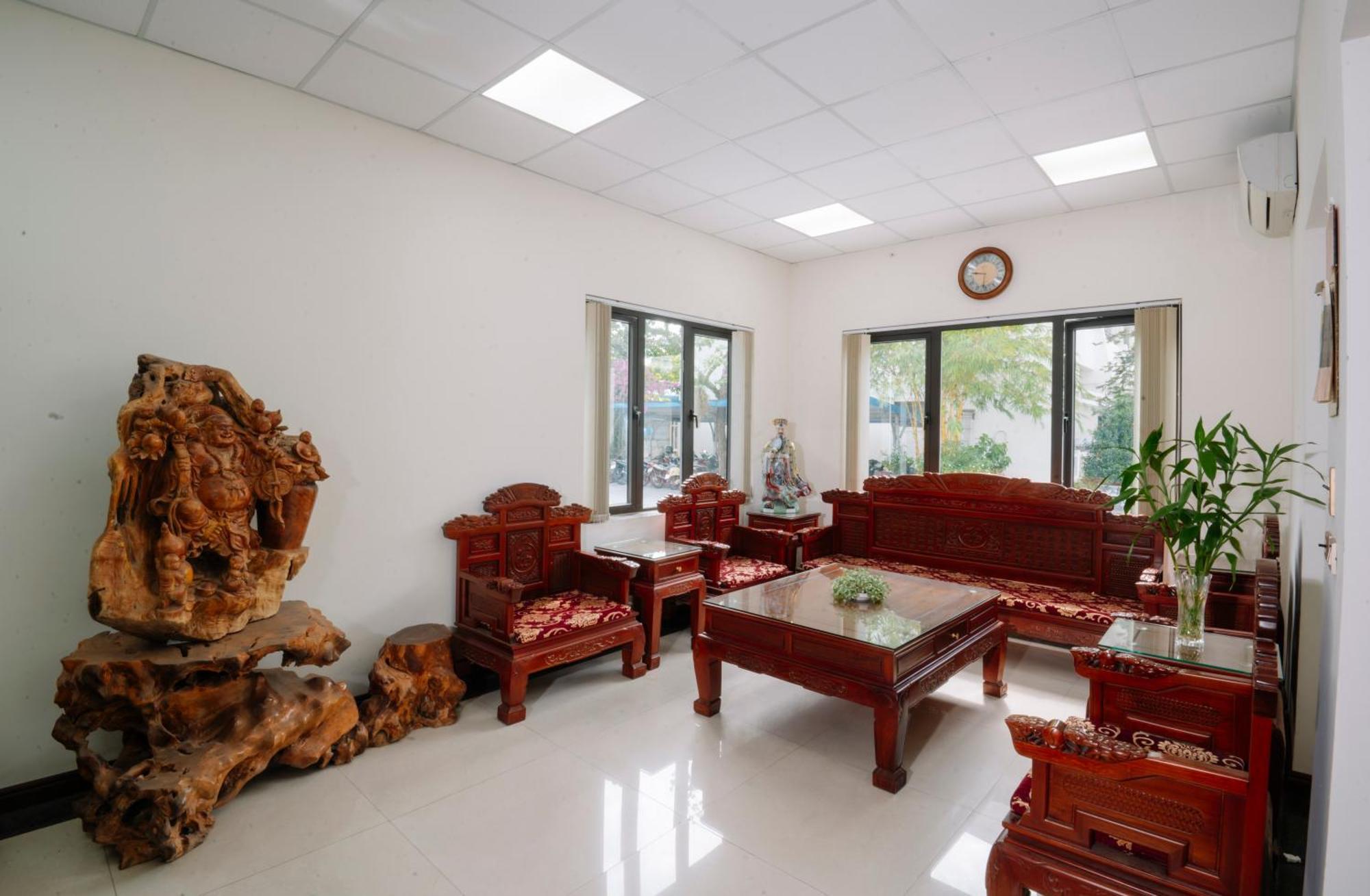 Khach San Det Hotell Nam Dinh Exteriör bild