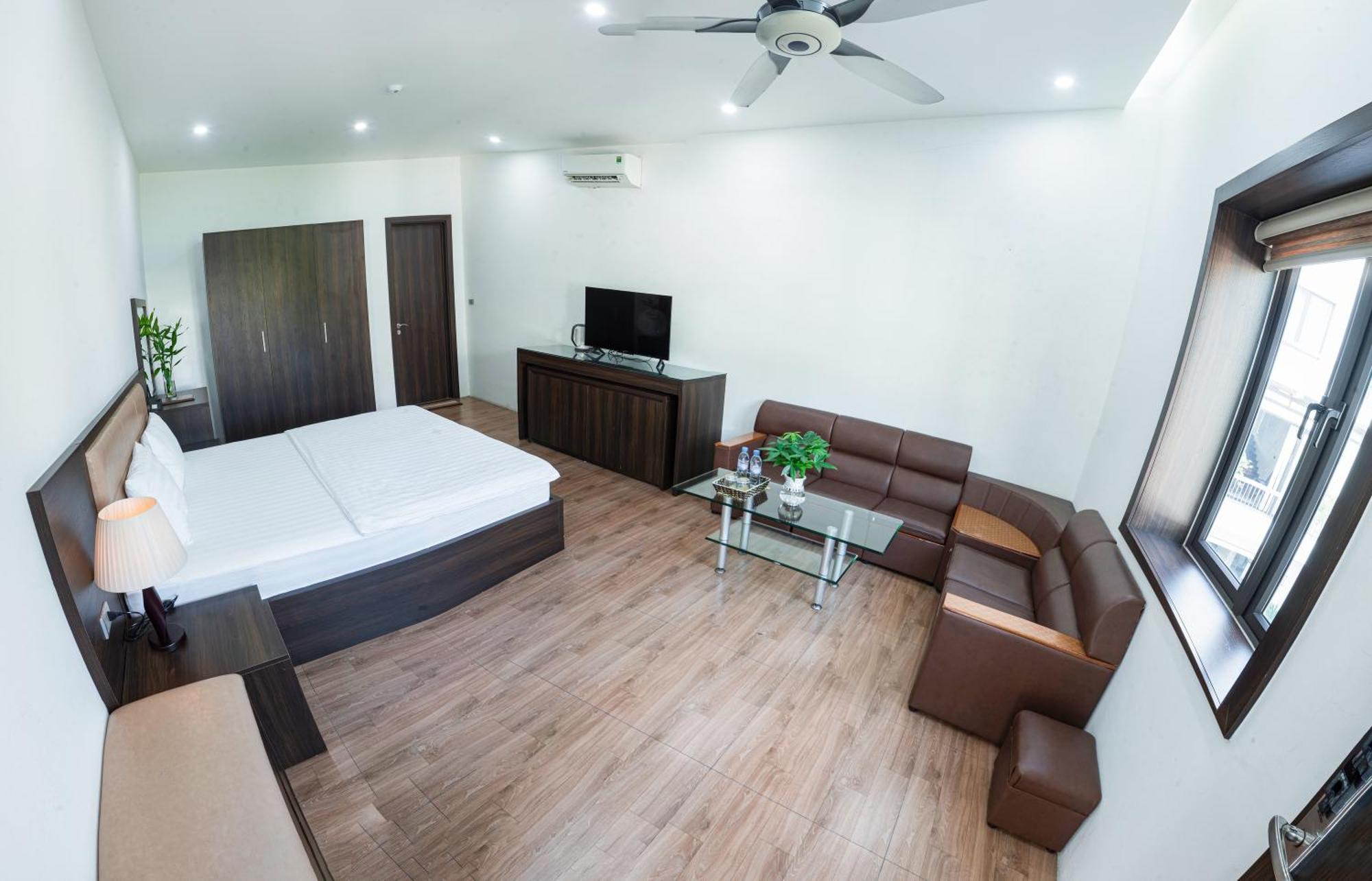 Khach San Det Hotell Nam Dinh Exteriör bild